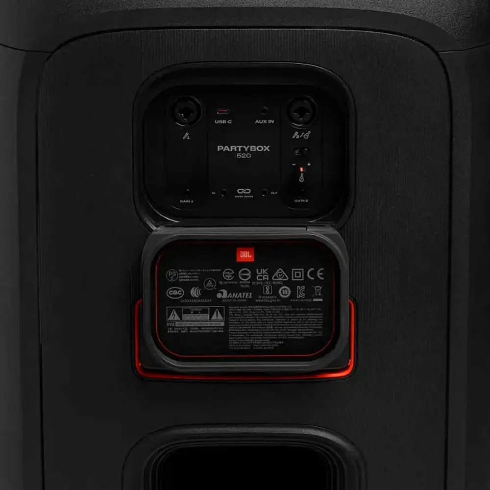 JBL Partybox 520+2 micrófonos inalámbricos