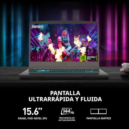 MSI Thin 15, laptop gaming, disponible por pedido especial.