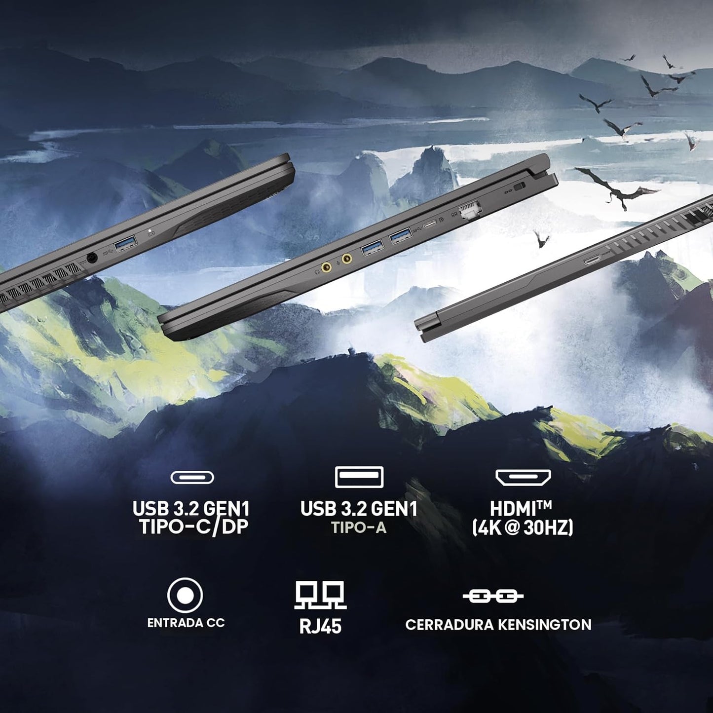 MSI Thin 15, laptop gaming, disponible por pedido especial.