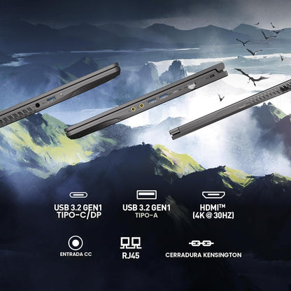 MSI Thin 15, laptop gaming, disponible por pedido especial.