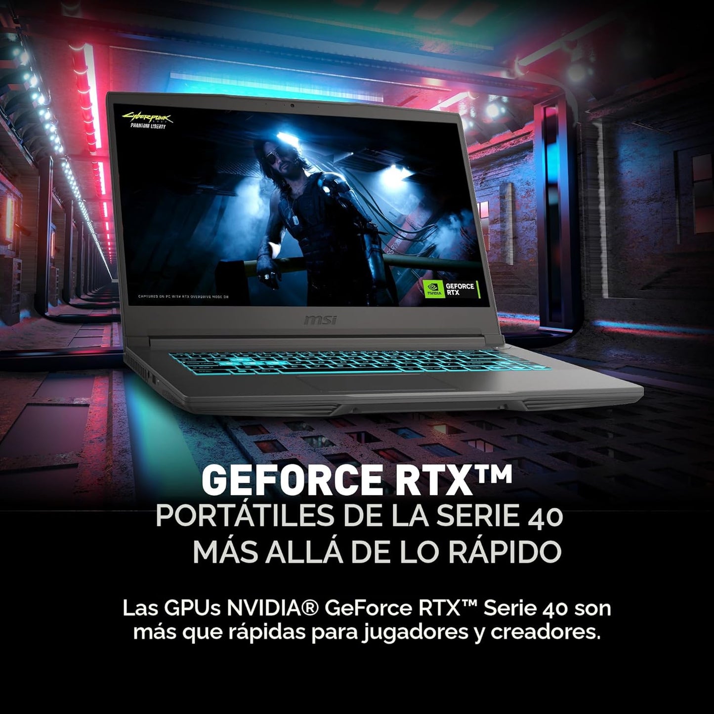 MSI Thin 15, laptop gaming, disponible por pedido especial.