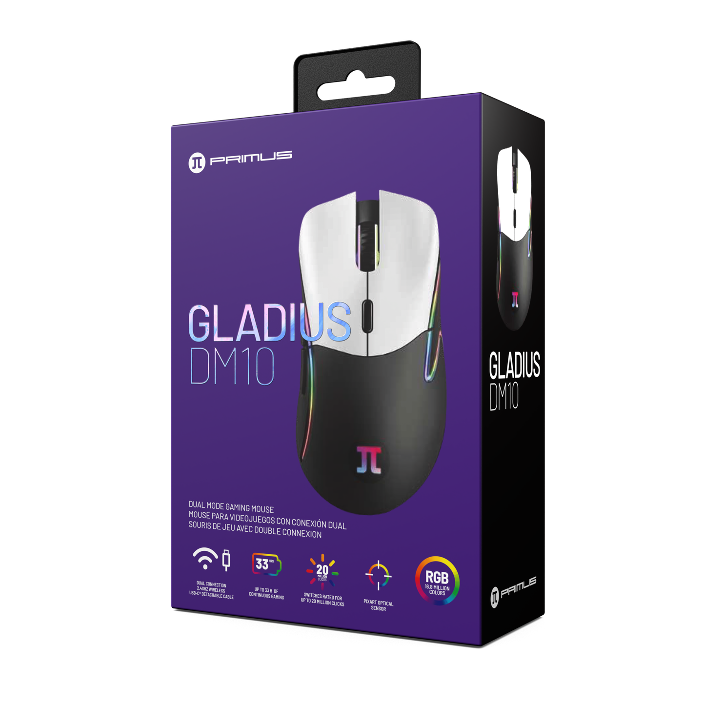 Mouse inalambrico Primus Gaming GLADIUSDM10