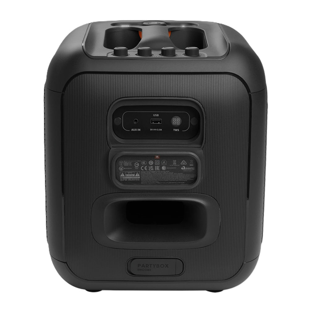 JBL Partybox Encore Karaoke 100W con 2 micrófonos incluidos.