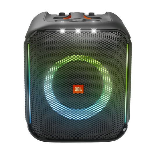 JBL Partybox Encore Karaoke 100W con 2 micrófonos incluidos.